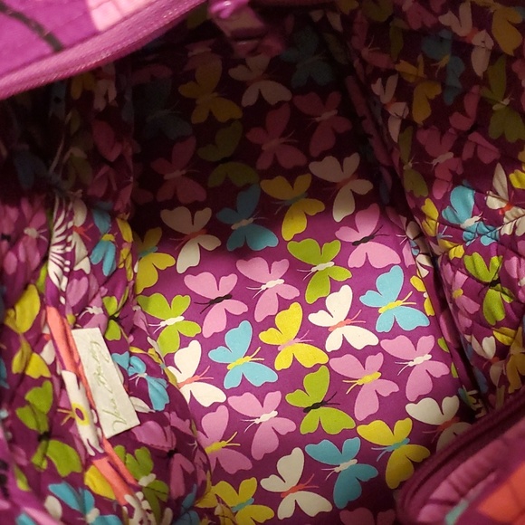 Vera Bradley Single Long Strap Satchel Purse - Picture 8 of 11